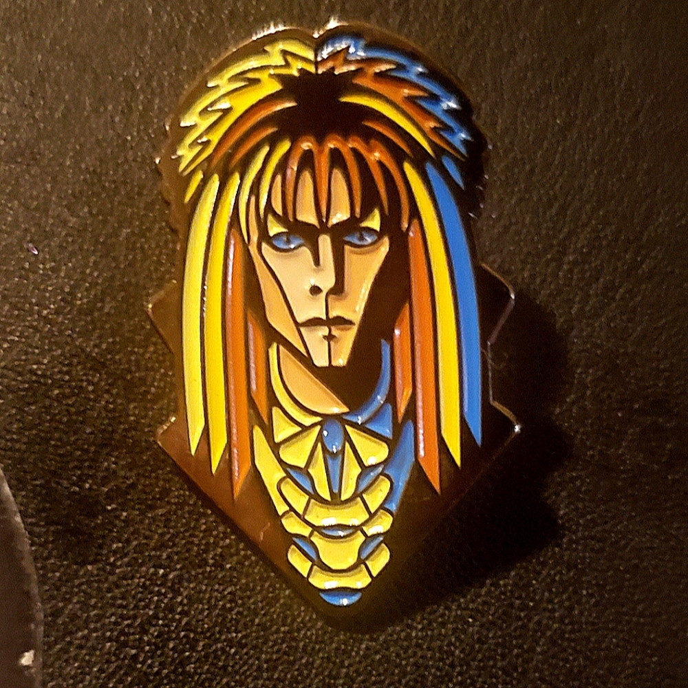 DAVID BOWIE in THE LABYRINTH Pin! Jareth the Goblin King in Jim Henson Movie '86